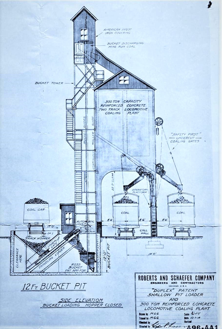 Lake Coaling Station Drawing